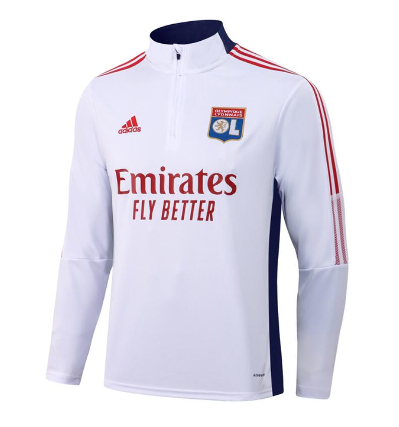 2021/22 Lyon White Training Sweatshirt